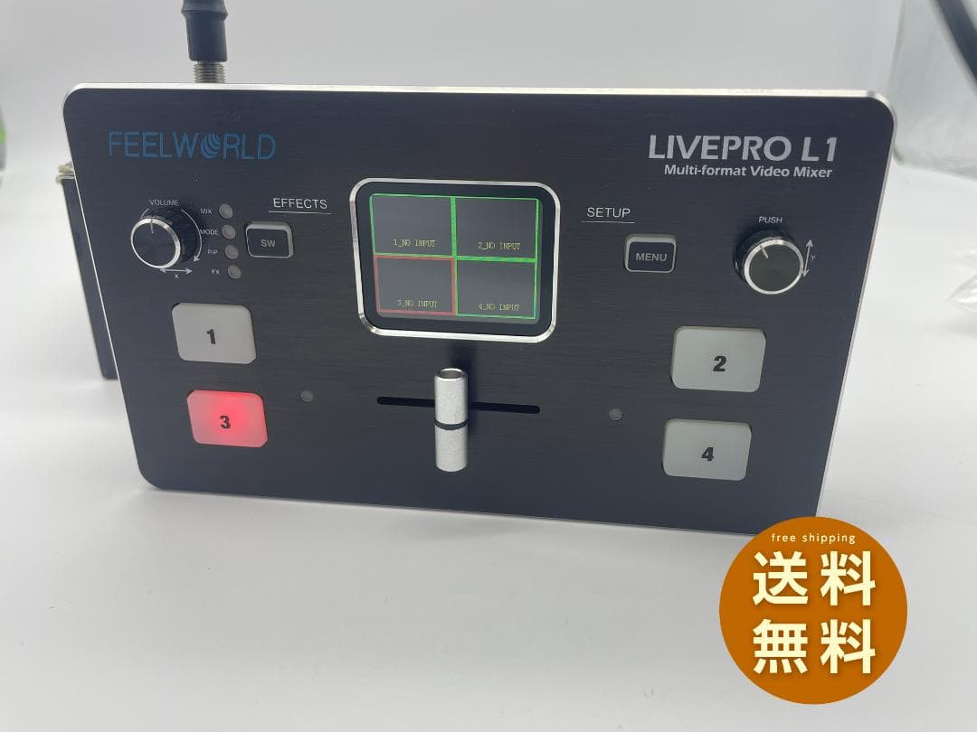 FEELWORLD LIVEPRO L1 ビデオミキサー ACアダプター交換必要