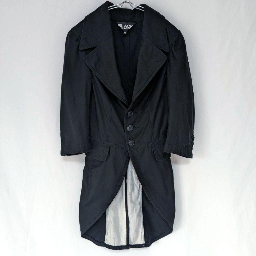 BLACK COMME des GARCONS 黒 燕尾 ジャケット タキシード