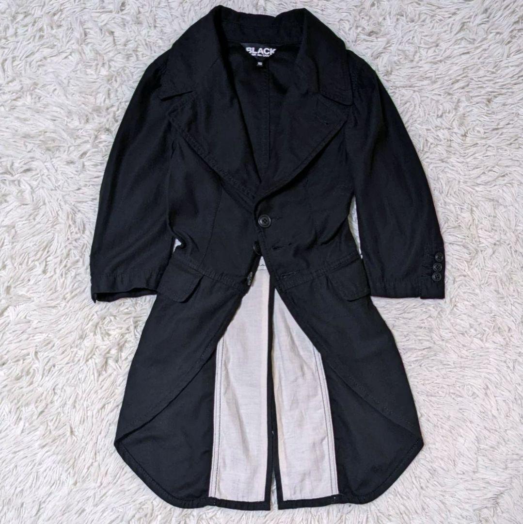 BLACK COMME des GARCONS 黒 燕尾 ジャケット タキシード