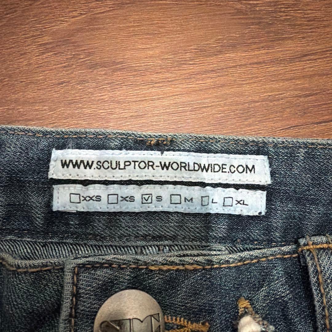 SCULPTOR デニムミニスカート S