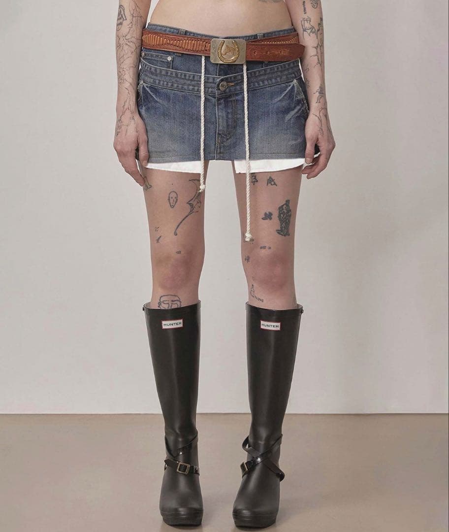 SCULPTOR デニムミニスカート S