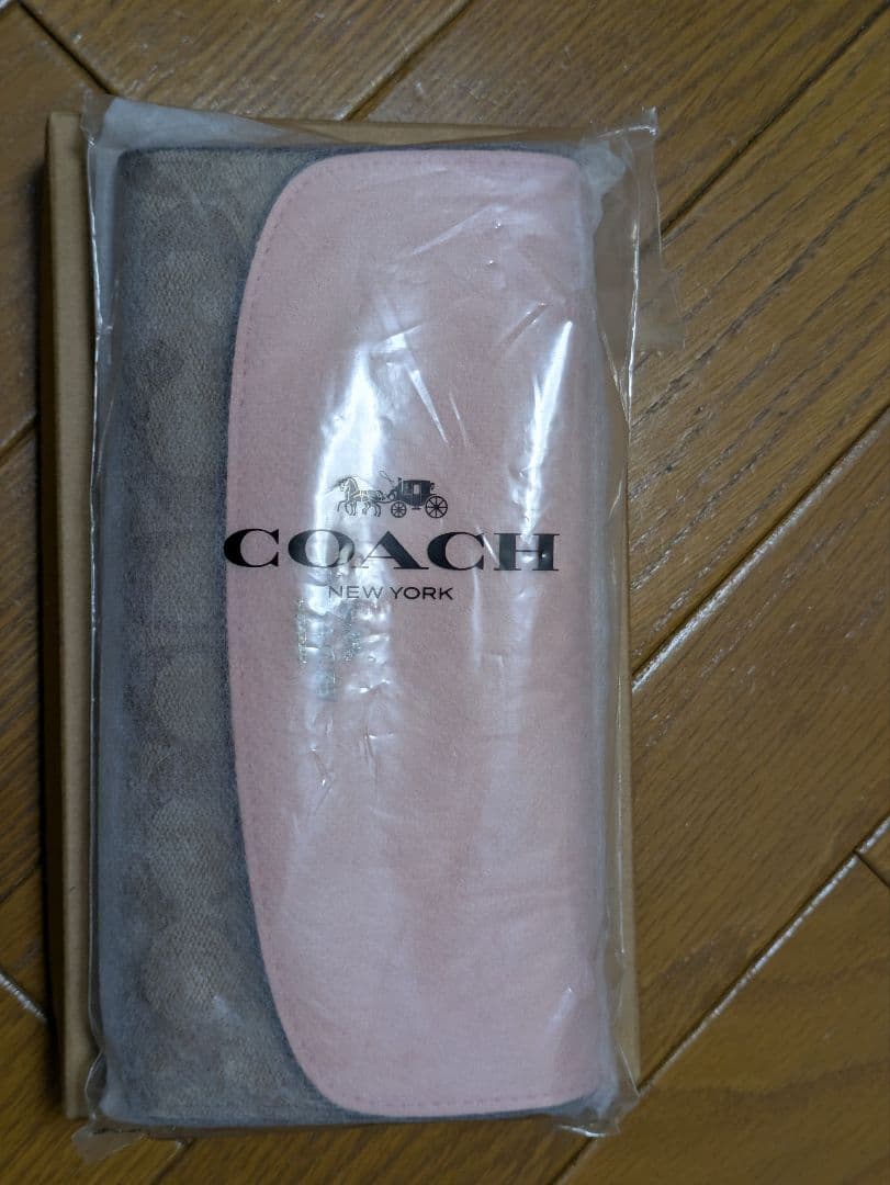 コーチ 長財布 レディース COACH F54022 ピンク/シグネチャー