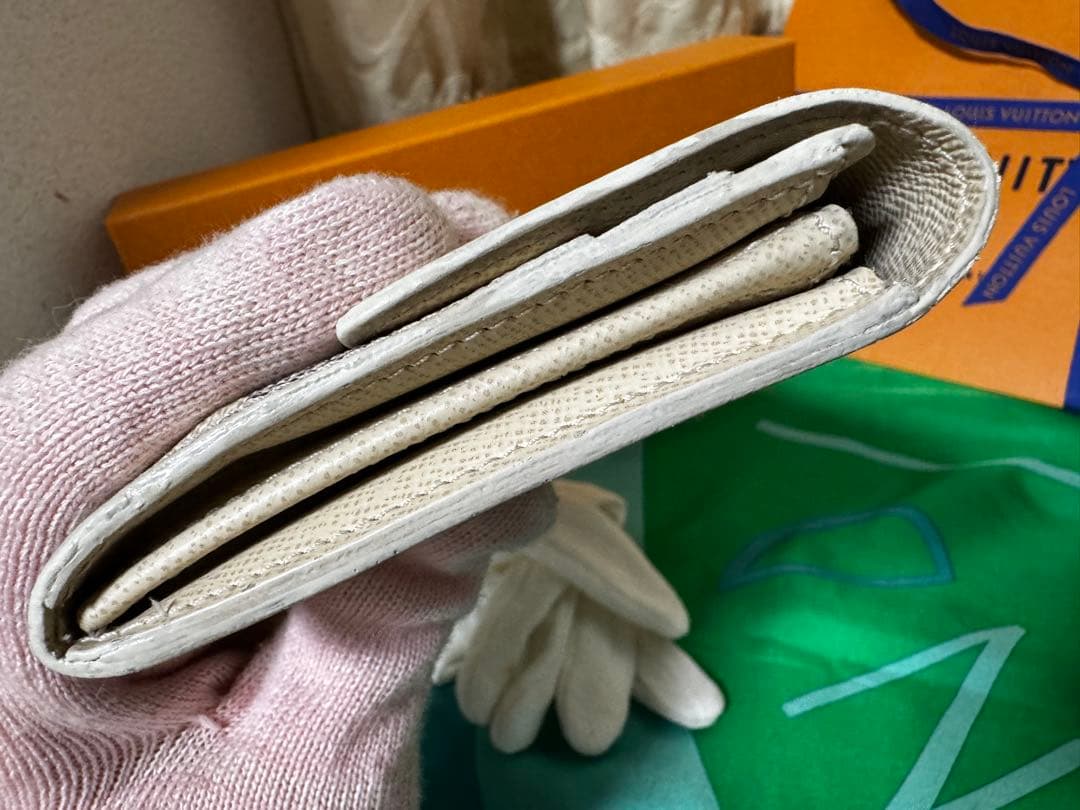 ルイヴィトン ポルトフォイユサラ ダミエアズール 長財布 良品