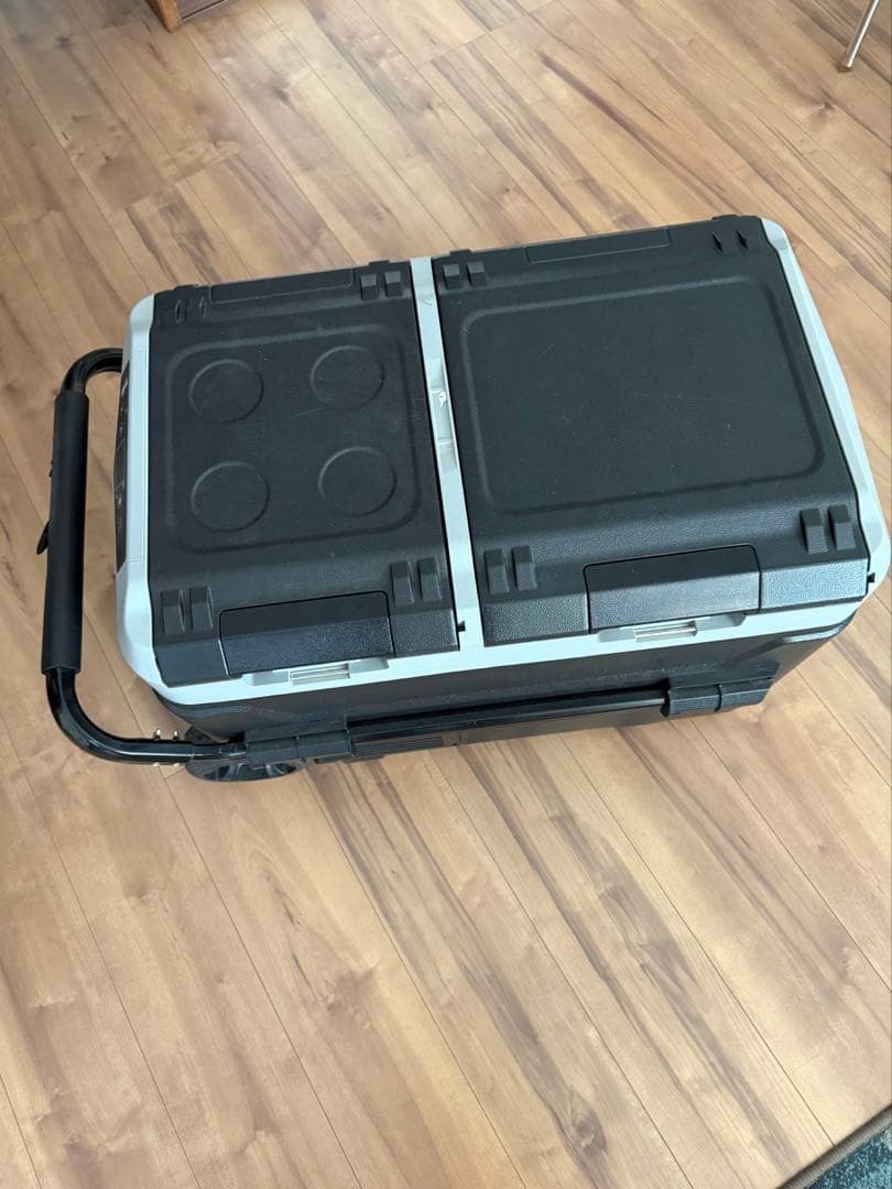 Goture 車載冷蔵庫 40L 大容量キャスター付き 調整ハンドル付き