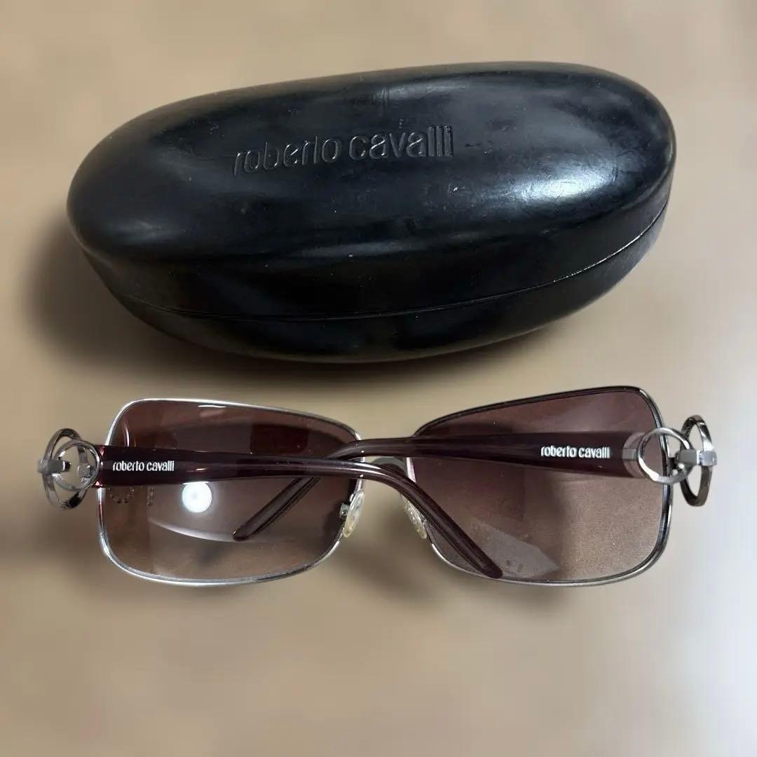 roberto cavalli サングラス グレイスボルドーレンズ ケース付き