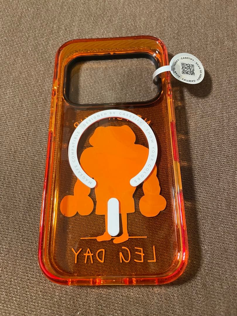 iPhoneアクセサリー CASETiFY iPhone17pro NEVER SKIP LEG DAY