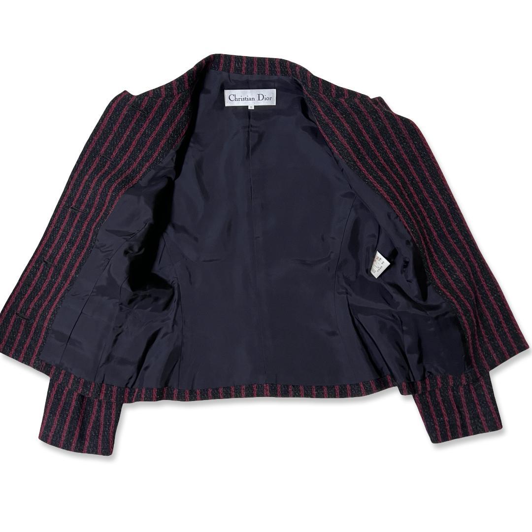 美品・ヴィンテージ Christian Dior ディオール ジャケットウール混