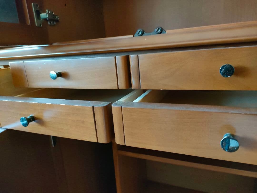 食器棚　横155cm 高さ194cm 奥行44cm　大型　状態良好　美品　大容量