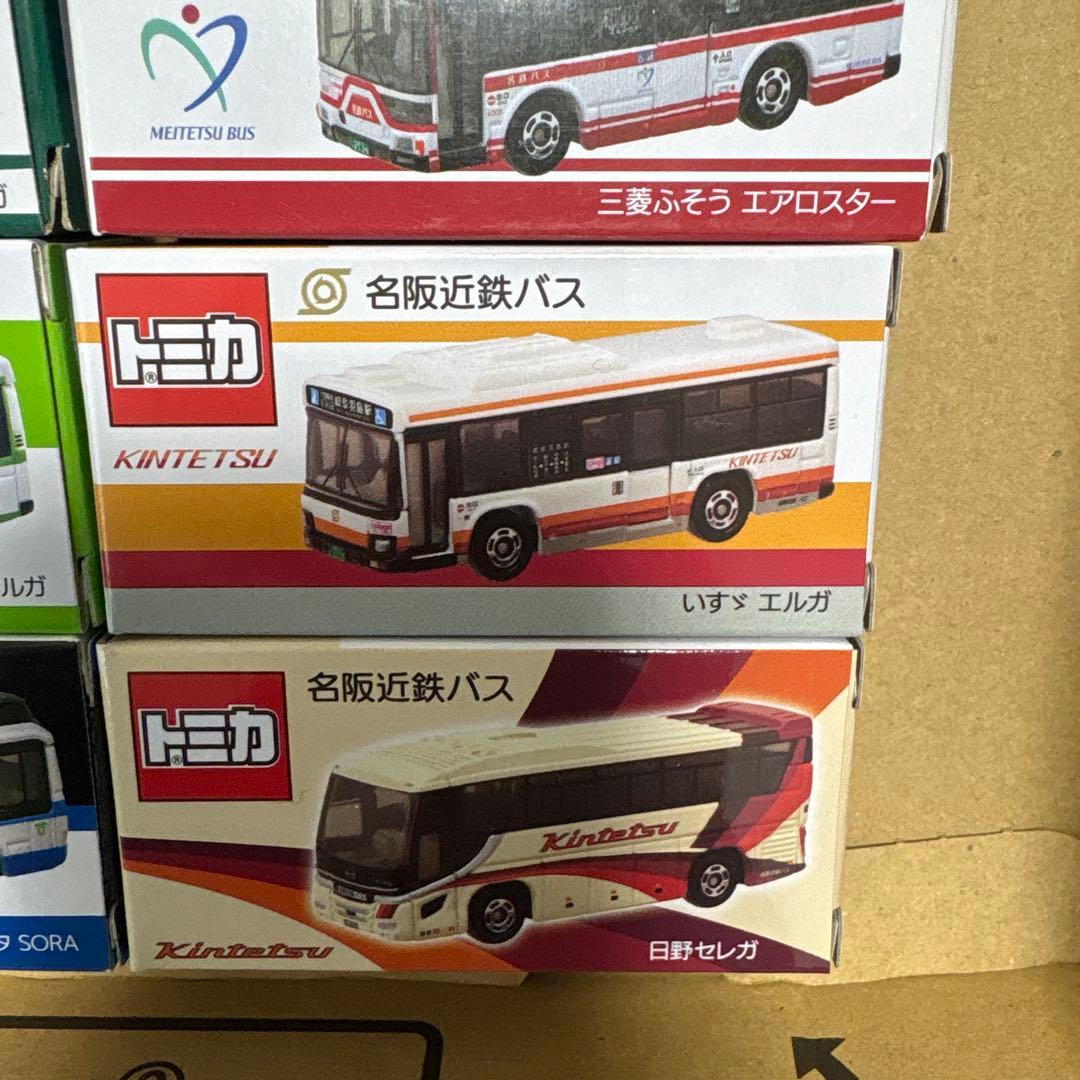 特注トミカ バス ８台セット　路線バス、名鉄、三重、伊丹市、神戸市、京成、他