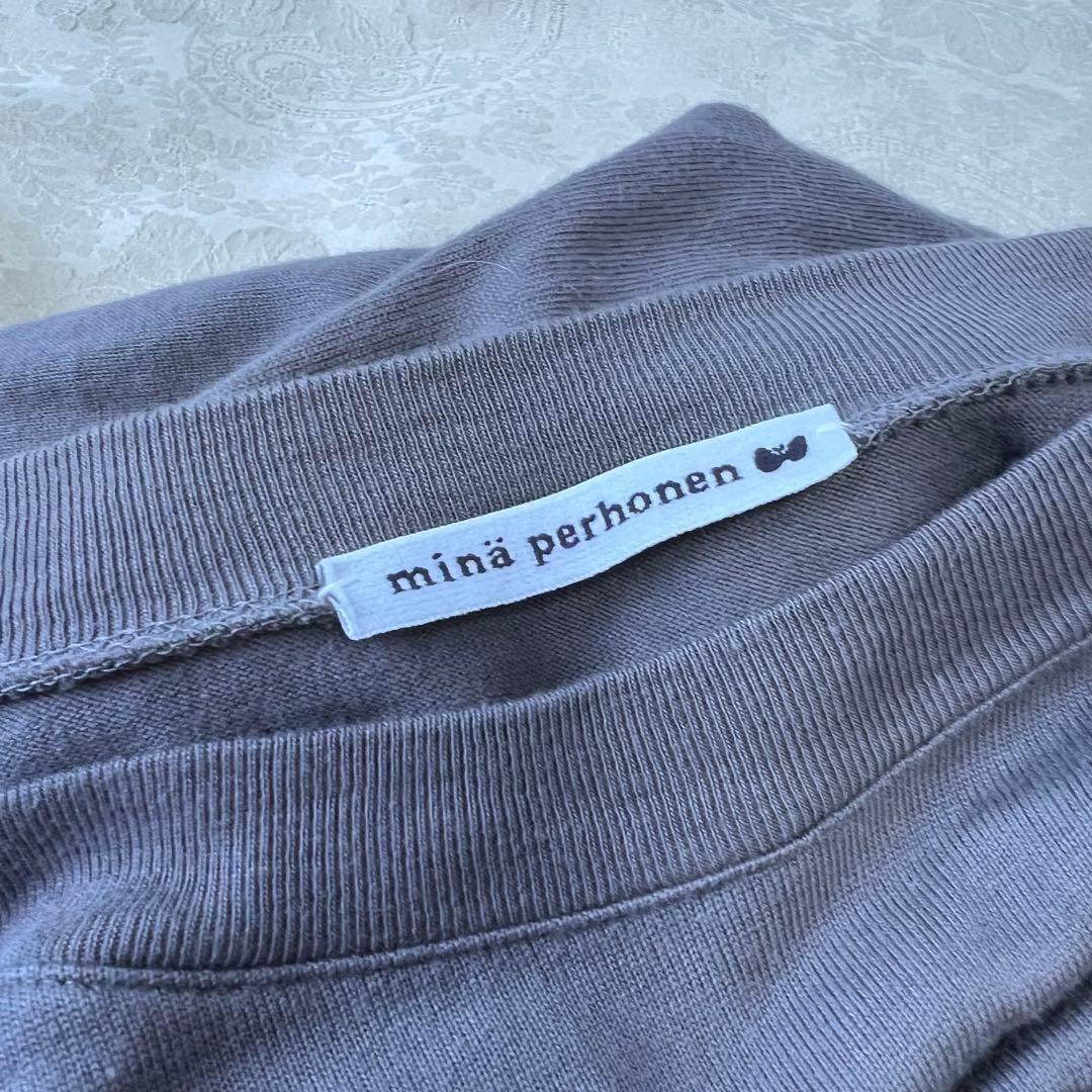 mina perhonen choucho 刺繍 カットソーロングワンピース