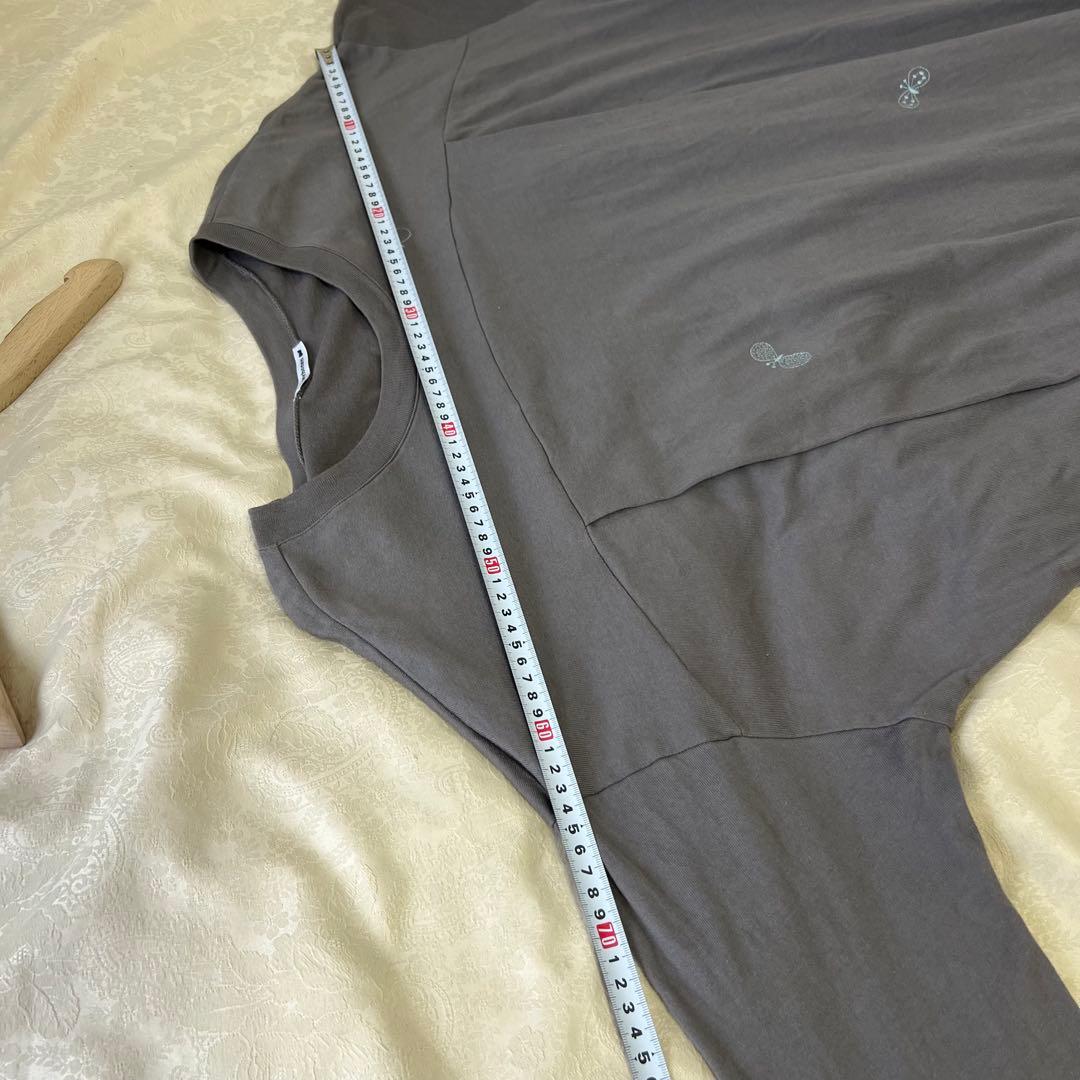 mina perhonen choucho 刺繍 カットソーロングワンピース