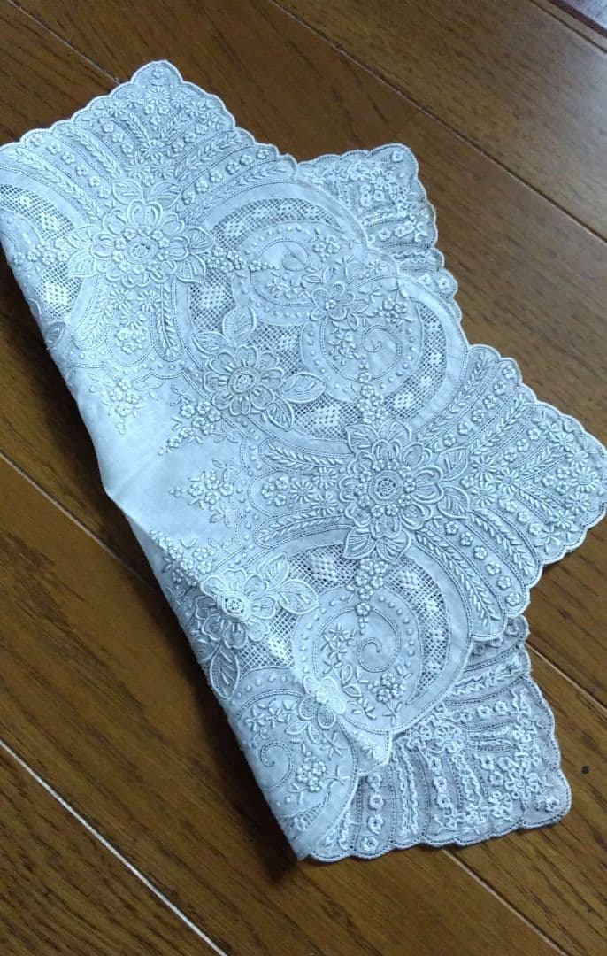 汕頭(スワトウ)刺繍ハンカチ　ヴィンテージ