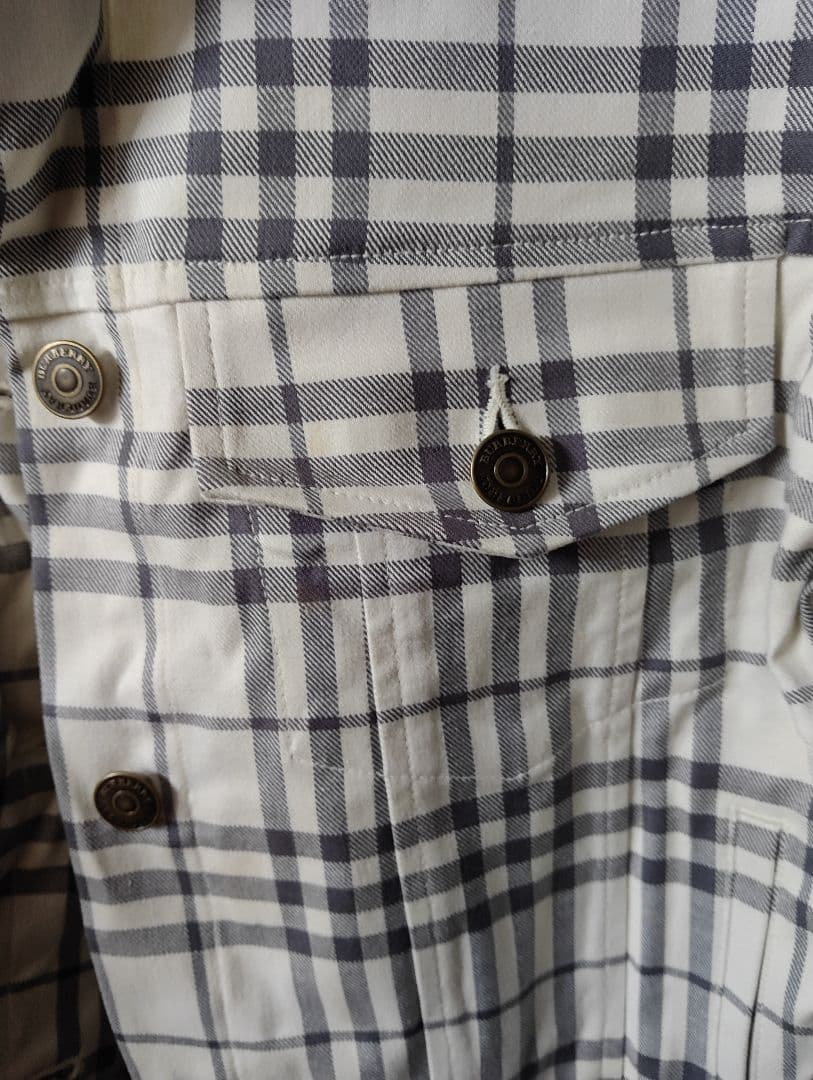BURBERRY チェック柄ジャケット Lサイズ 新品タグ付き