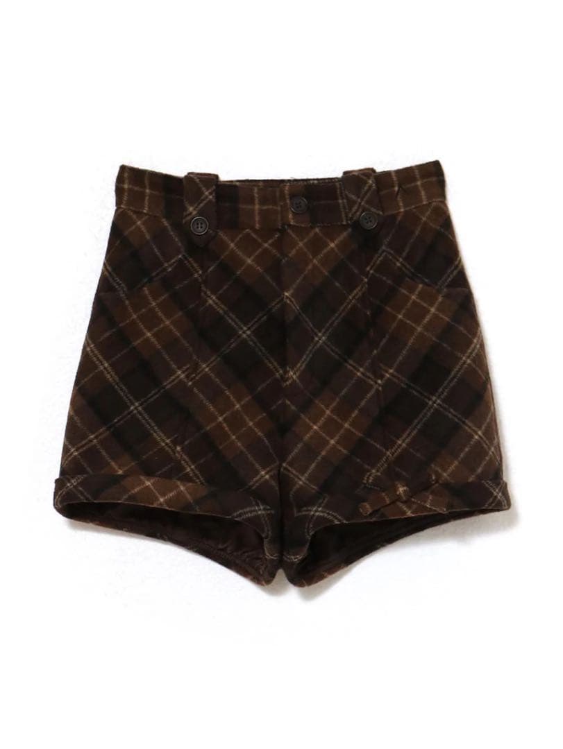 andmary Ribbon check mini pants 正規品