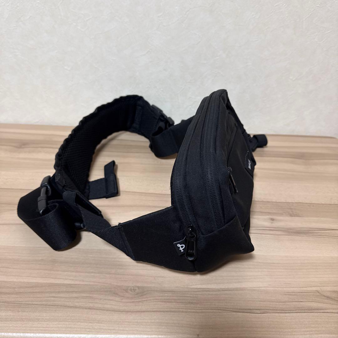 美品【POMULU (ポムル)】2WAYヒップシート （黒）