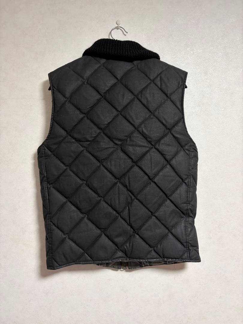 ADDICT CLOTHES キルティングダウンベスト 黒