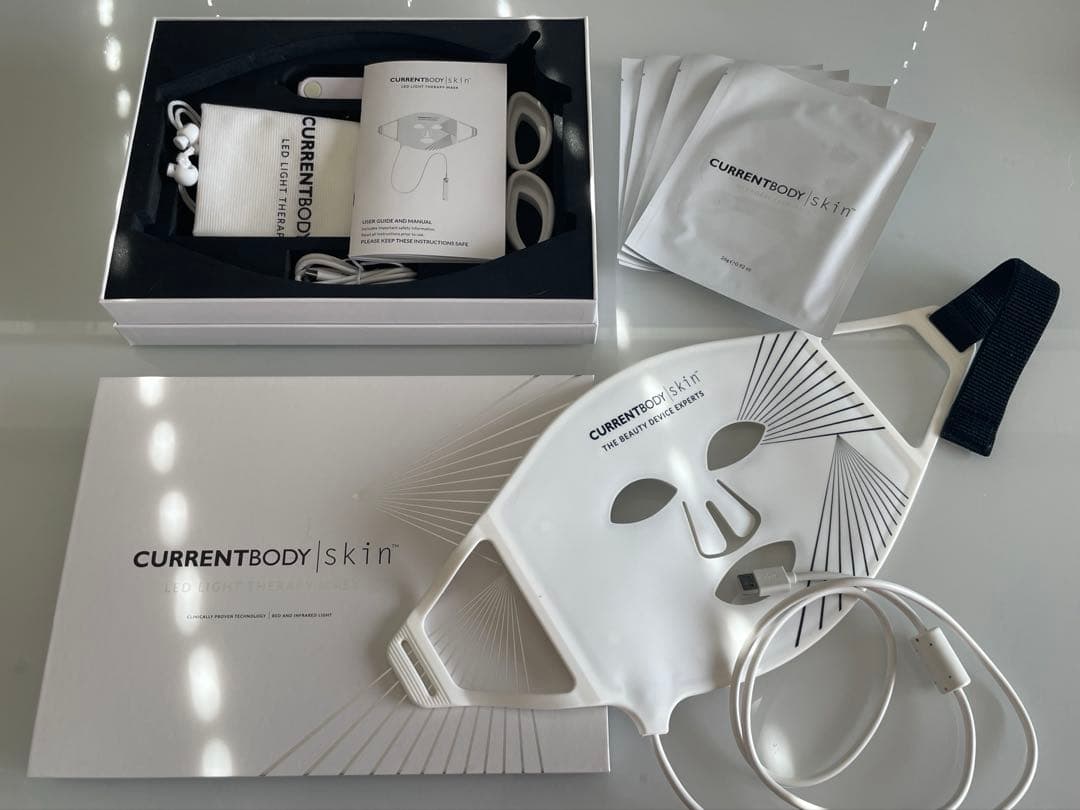 美品CurrentBody Skin カレントボディ LEDライトセラピーマスク