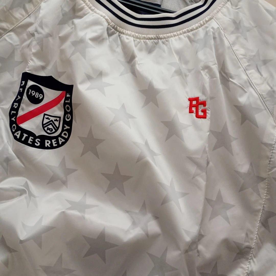 パーリーゲイツレディース星柄 星柄蓄熱アウターサイズL