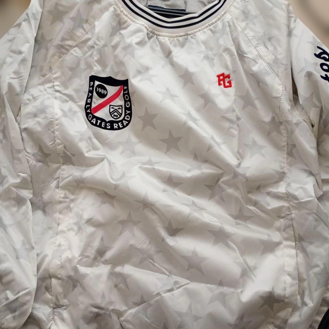 パーリーゲイツレディース星柄 星柄蓄熱アウターサイズL