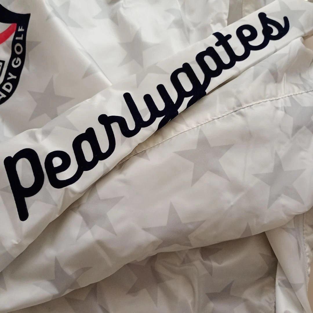 パーリーゲイツレディース星柄 星柄蓄熱アウターサイズL