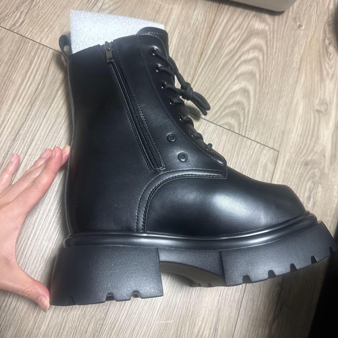 【+16.5cm】コスプレ用厚底ブーツ(24.5cm)