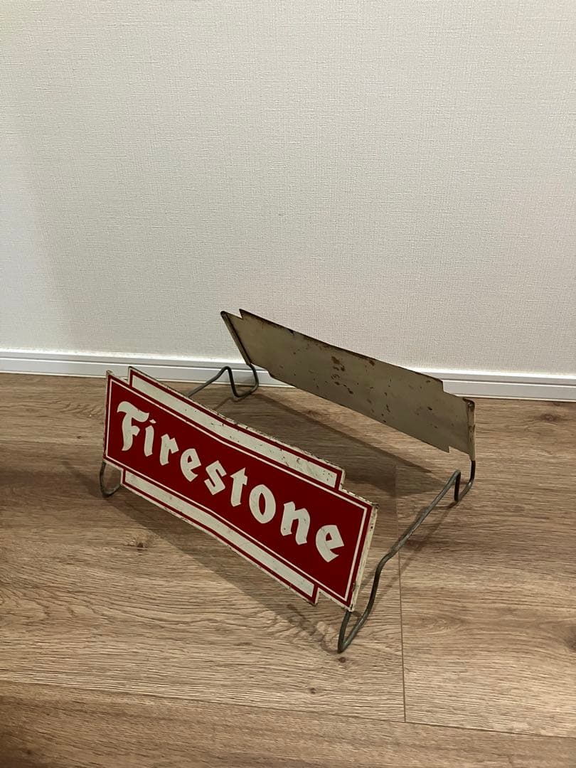 Firestone レトロ金属サイン