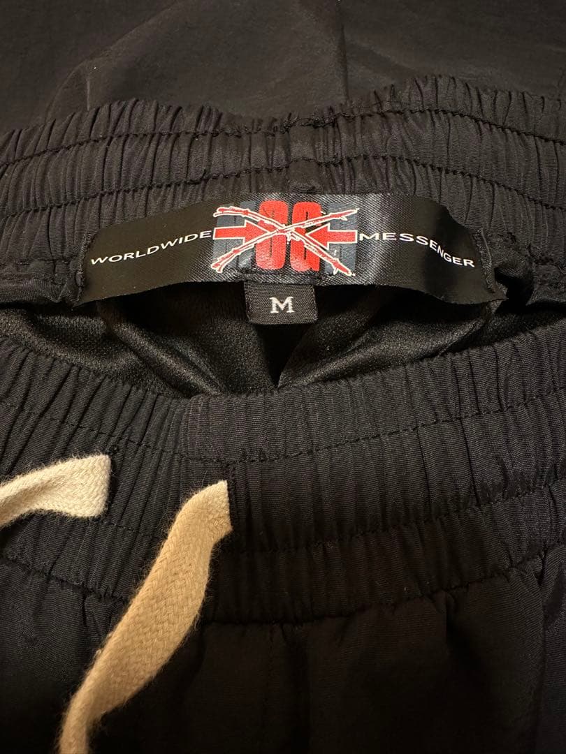 MSGR メッセンジャー ブラックカーゴパンツ