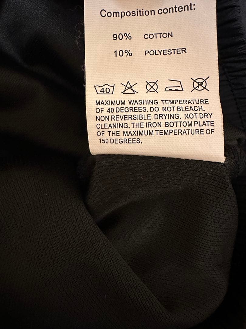 MSGR メッセンジャー ブラックカーゴパンツ