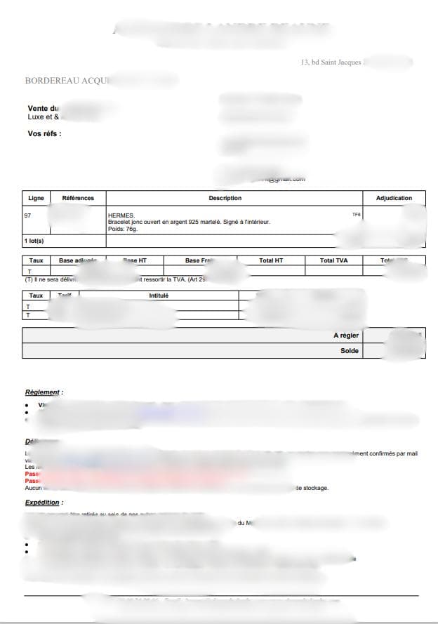 【Vintage】HERMES バングル ブレスレット エルメス