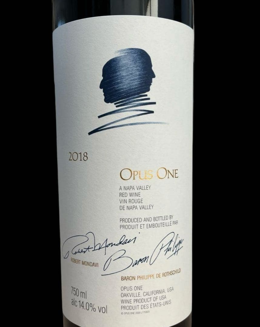 新品オーパスワンOpus One 2018 赤ワイン 750ml