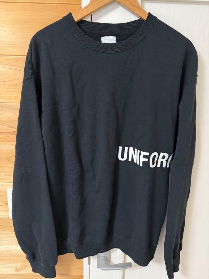 UNIFORM EXPERIMENT クルーネックスウェット XL