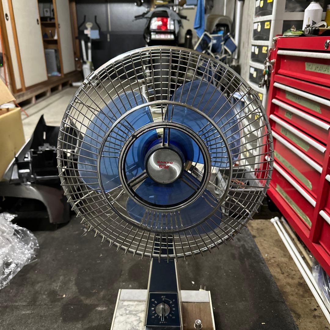 扇風機 レトロ サンヨー 昭和 EF-6NZ ジャンク