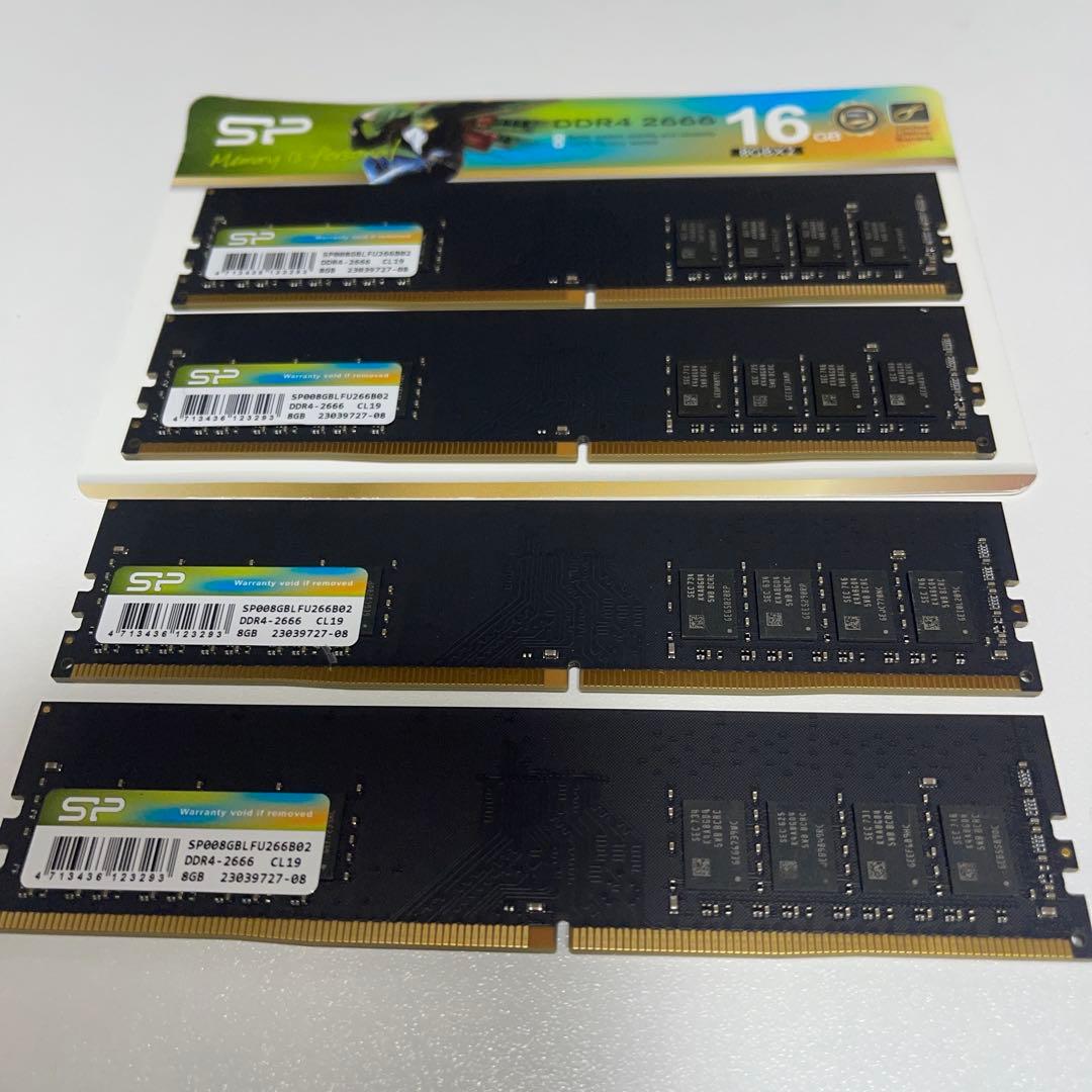 ☆新品未使用　SP DDR4 2666 8GB✖︎4 32GB