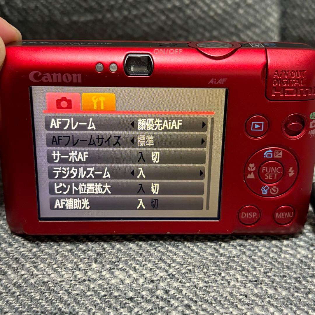 【動作確認済】Canon IXY DIGITAL 210 IS レッド