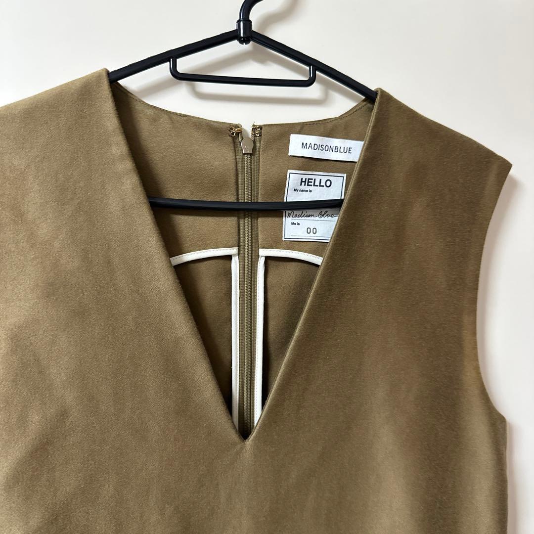 マディソンブルー MADISONBLUE カーキ　00 XS ワンピース　美品