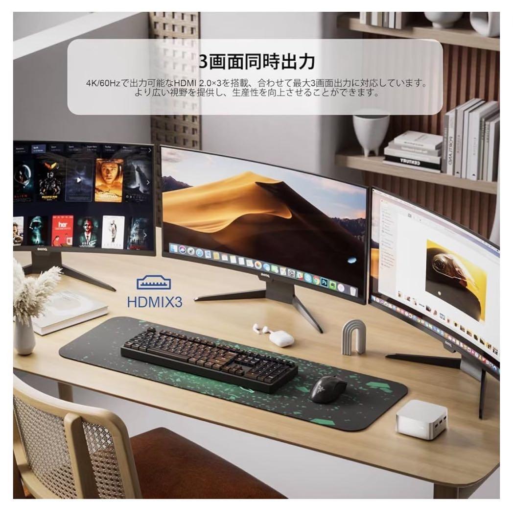 ミニpc 第12世代インテルAlder Lake-N10016GB+512GB