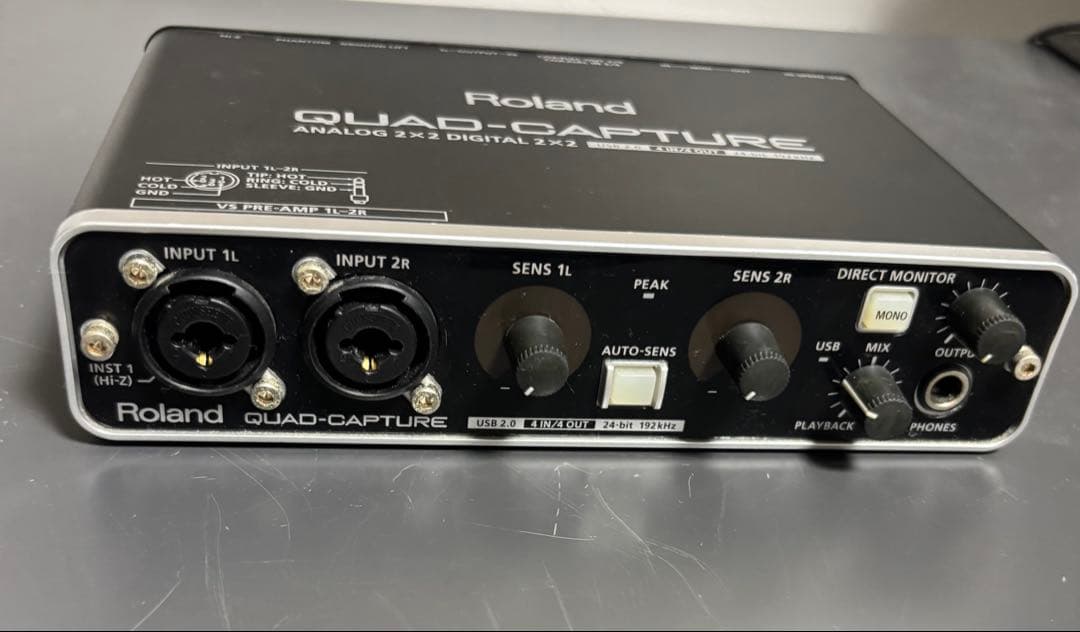 Roland QUAD-CAPTURE 箱/SONAR付