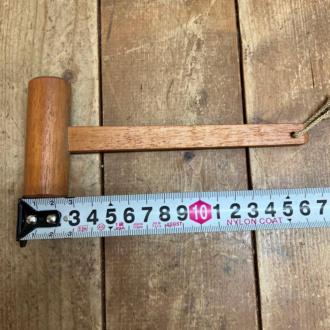 E-4 昭和レトロ 青銅製 仏具 梵鐘 ミニ鐘 木製台座付き 南無阿弥陀仏 半鐘