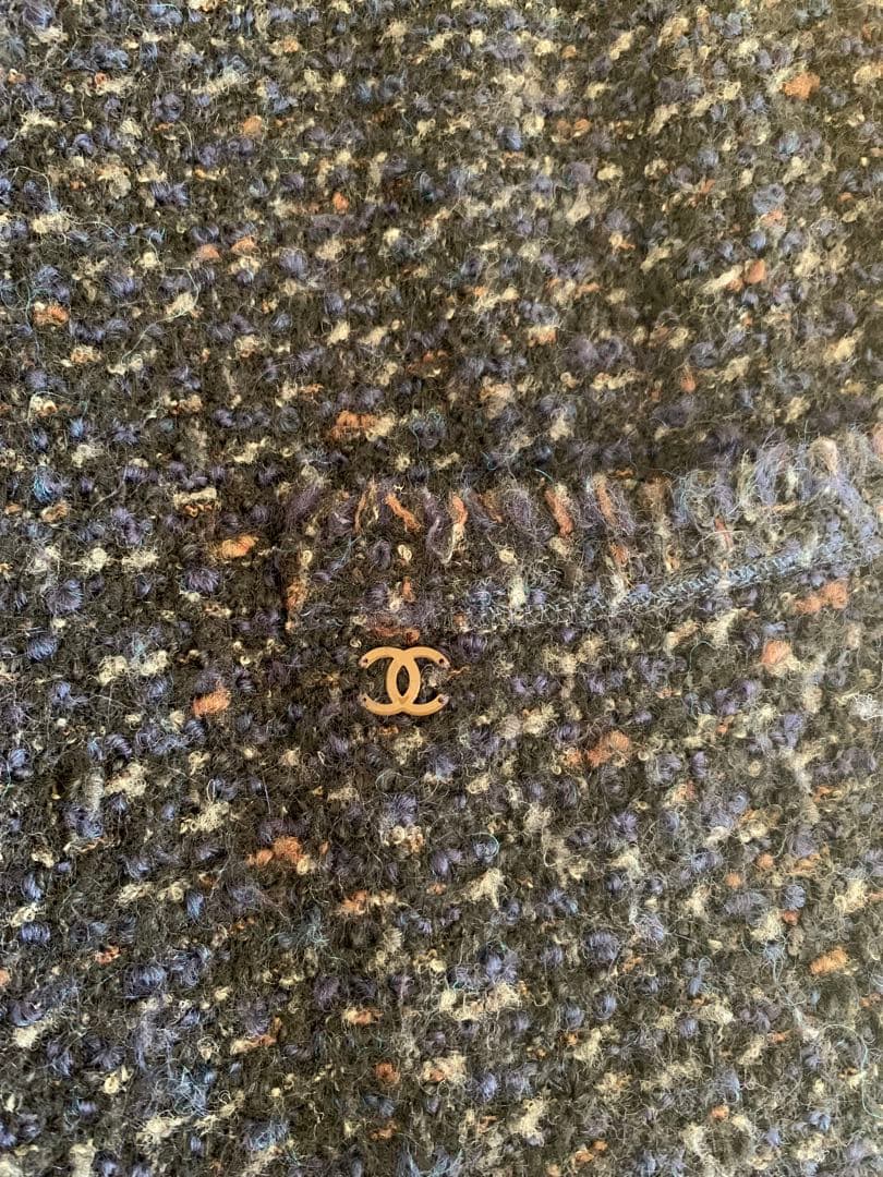 CHANEL ノースリーブひざ丈ワンピース