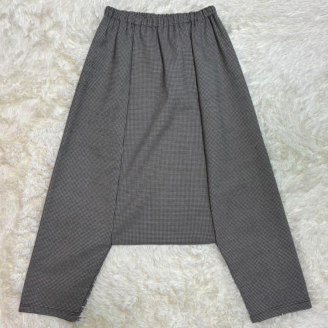 【希少】　コムデギャルソン　ペンギンパンツ　サルエルパンツ　千鳥格子　グレー　S