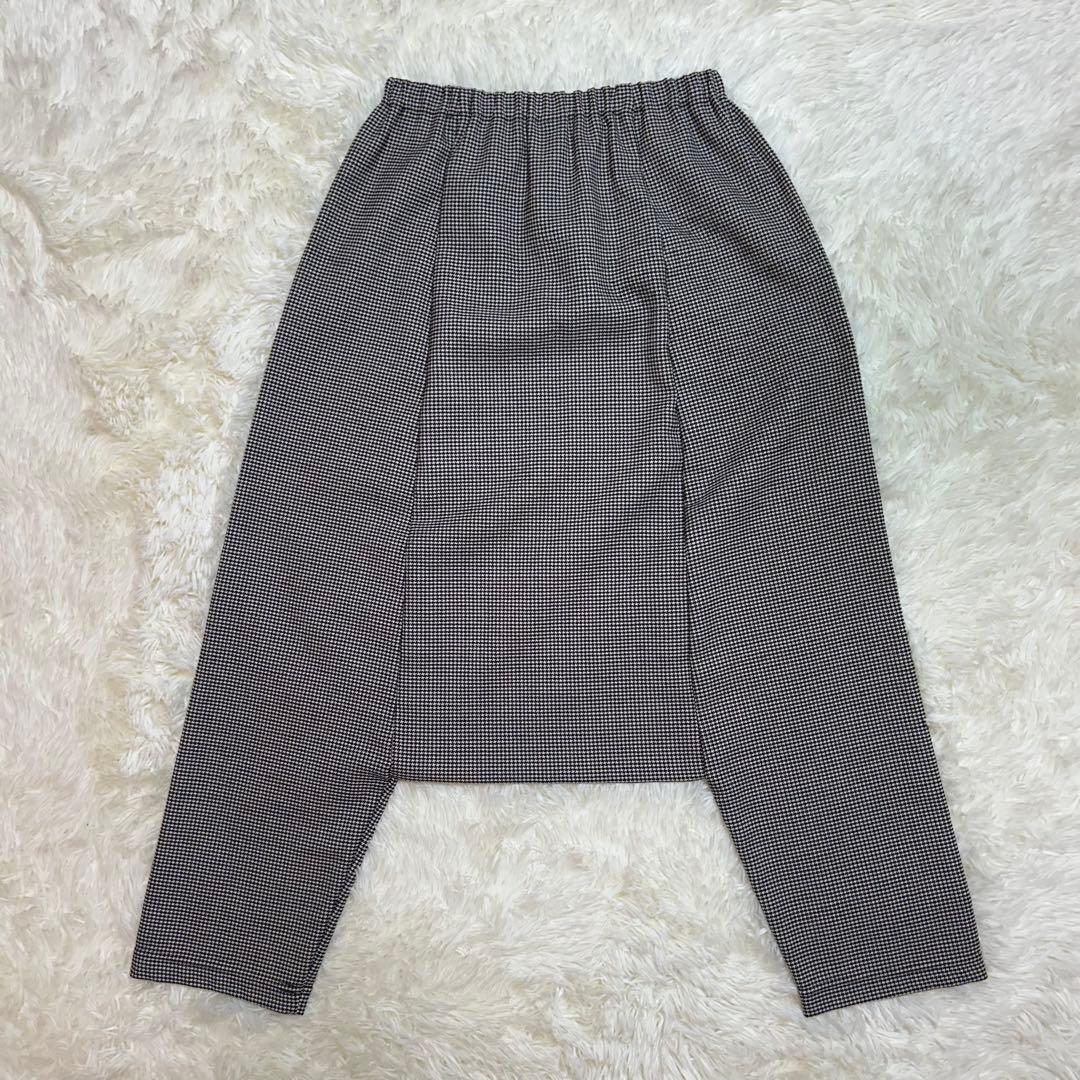 【希少】　コムデギャルソン　ペンギンパンツ　サルエルパンツ　千鳥格子　グレー　S