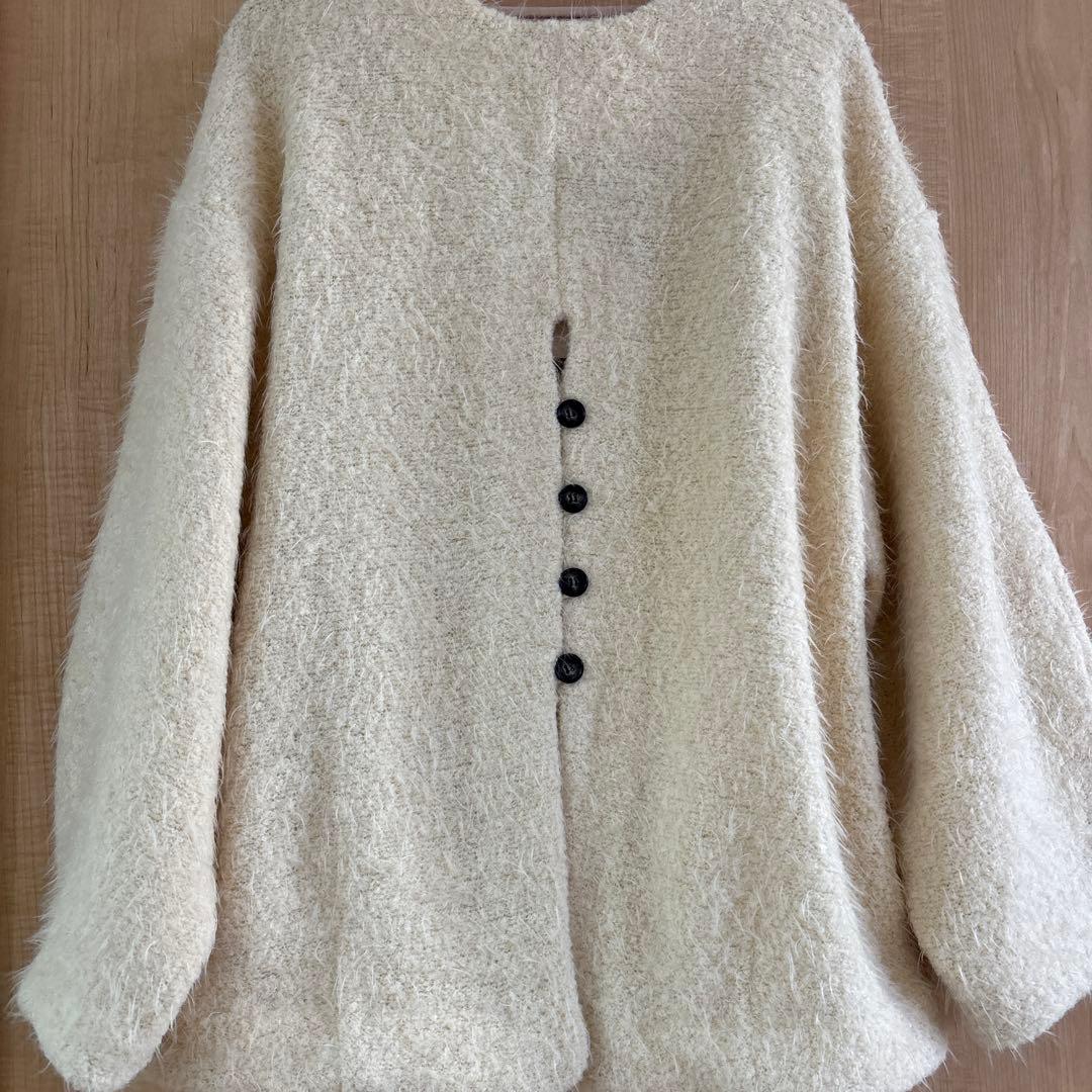 新品タグ付き　EAPHI COCCON SHAGGY JACKET