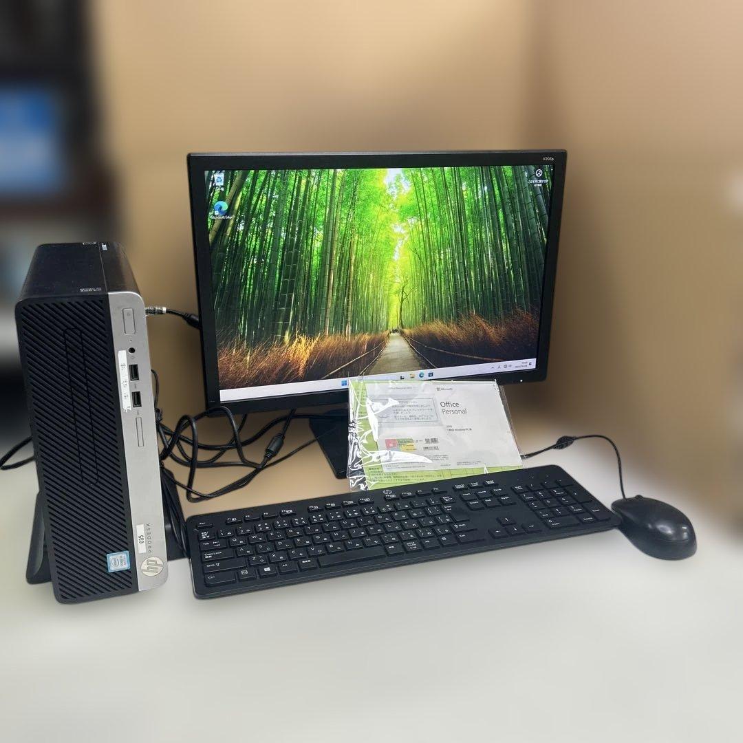 6102④HP Prodesk 400 G5 i5 8GB SSD 4点セット