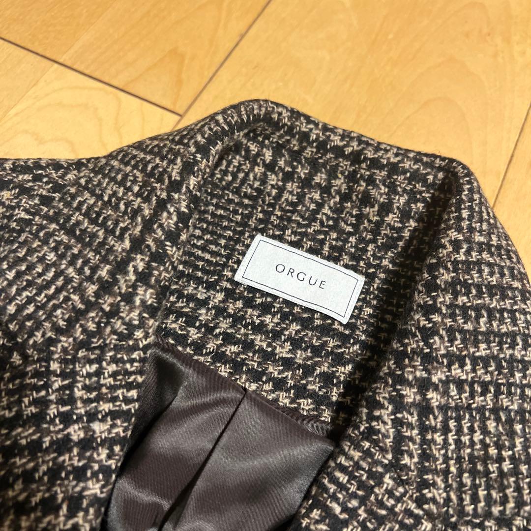 ジャケット・アウター ORGUE Over check jacket