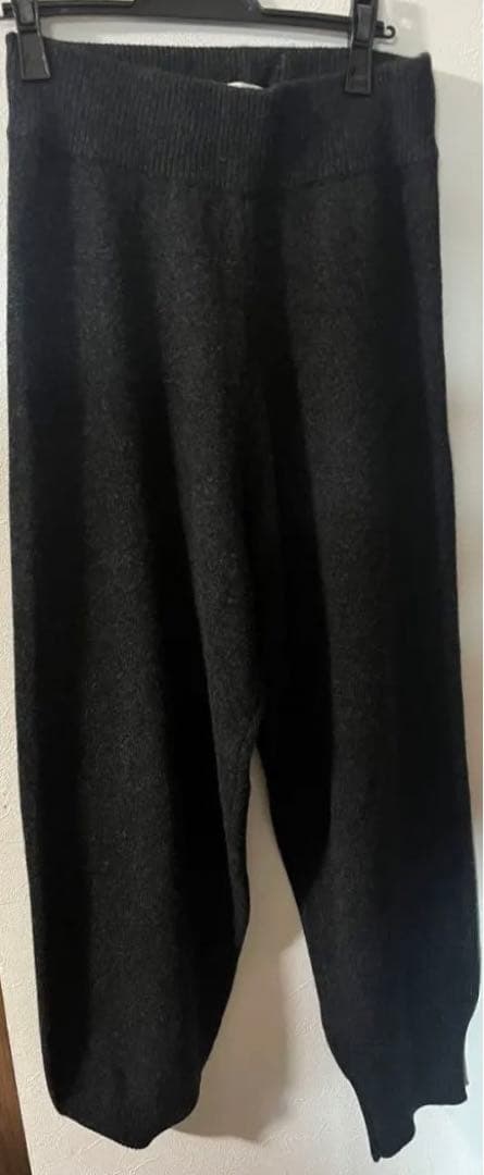 TODAYFUL Cashmere Easy Pants チャコールグレー　38