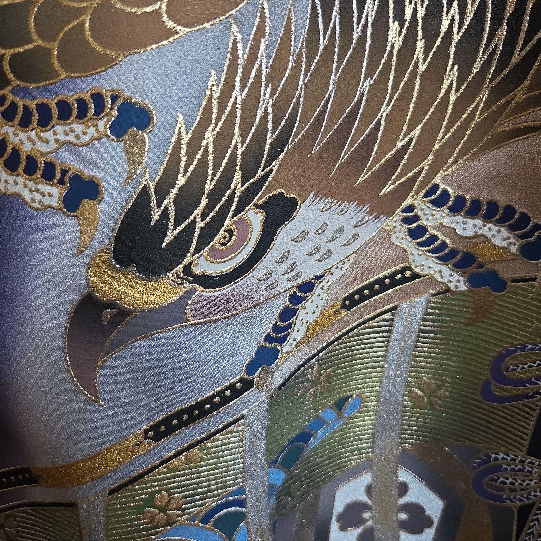 桐緋冬　　1-12　正絹　男の子お祝い着物　長襦袢付き　産着　七五三　逸品