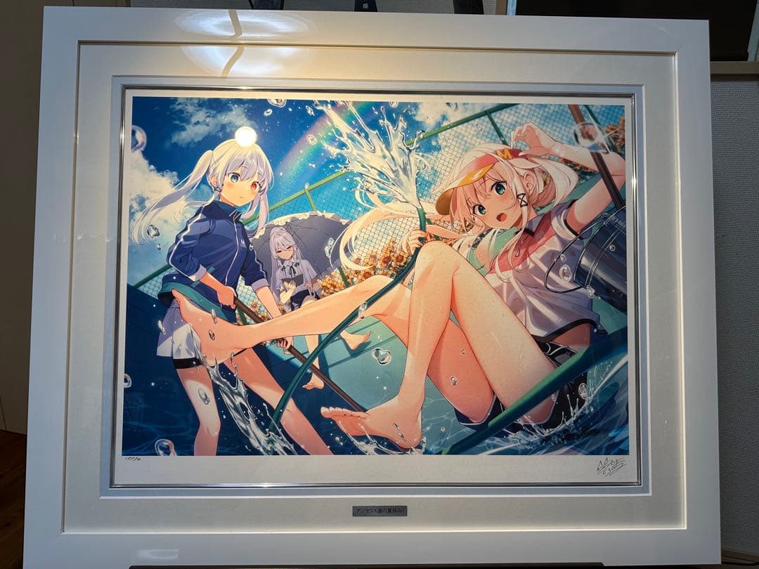 三嶋くろね　版画　DX版アンセリス達の夏休み！