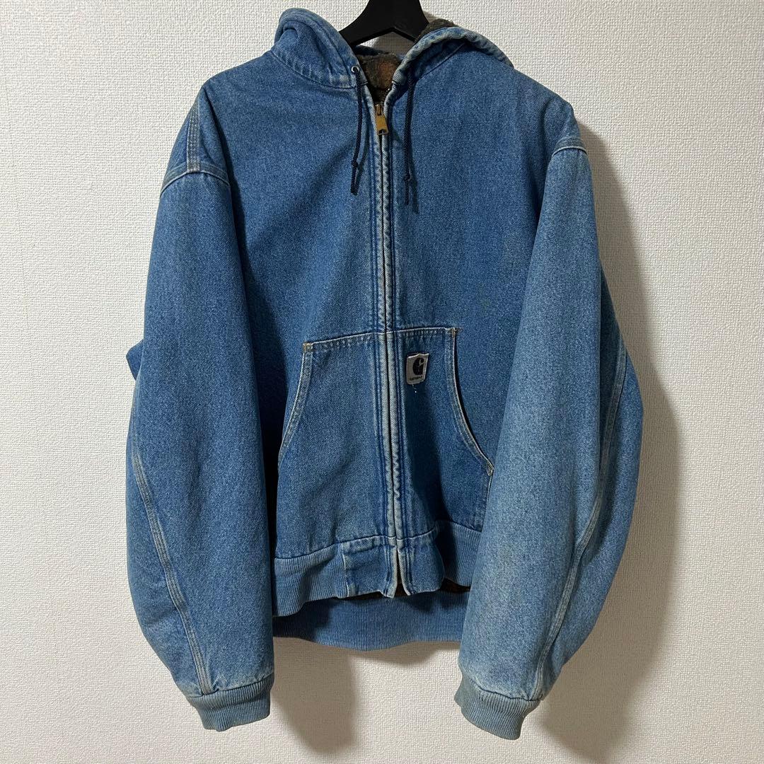 Carhartt フード付きデニムジャケット