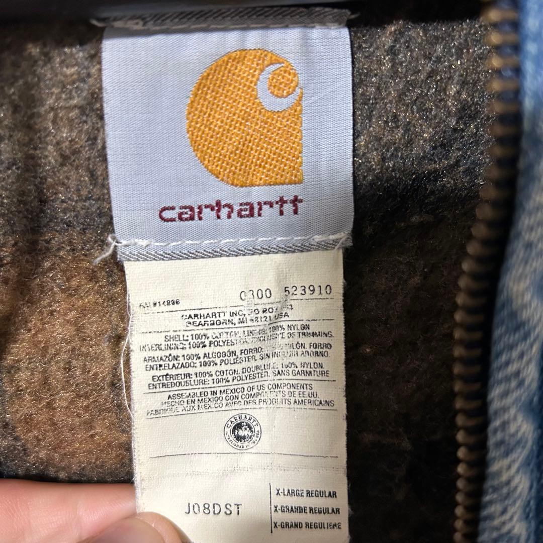 Carhartt フード付きデニムジャケット