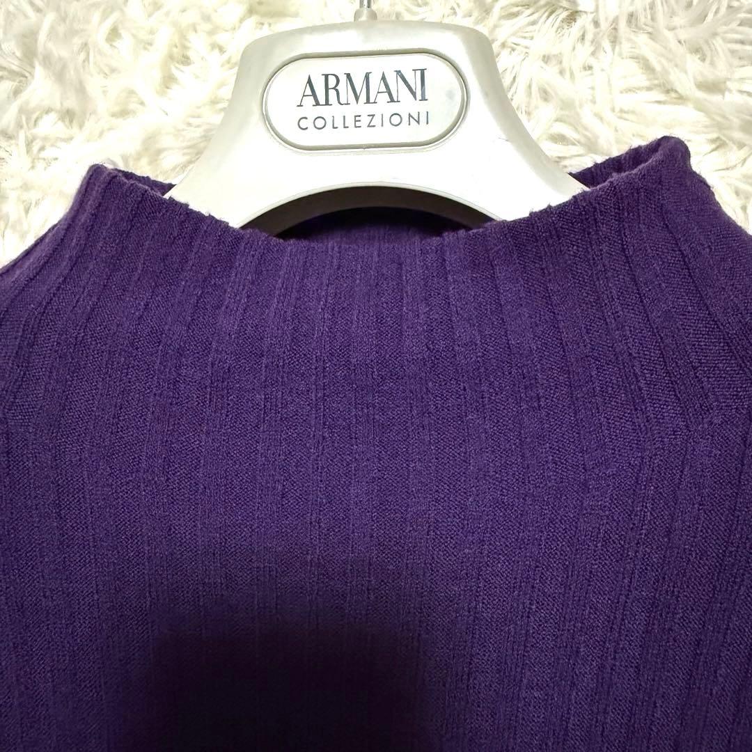 マッキントッシュロンドン　ケーブルニットワンピース　M　ブラウン　ロング丈